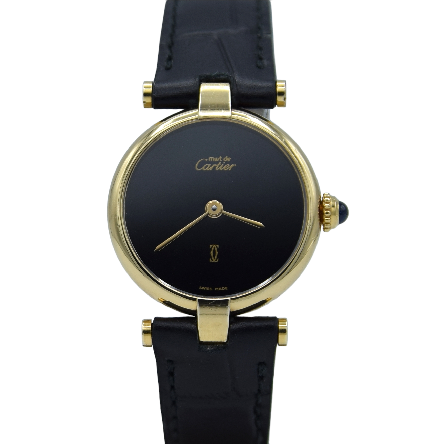 Must de cartier black dial hotsell