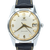 1959 Omega Seamaster Automatic Date Wristwatch Model 14710 with Original Off-White Dial in Stainless Steel