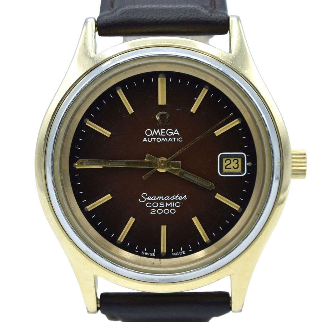 1976 Omega Rare Large Seamaster Cosmic 2000 Automatic Date Model 166.1 ...