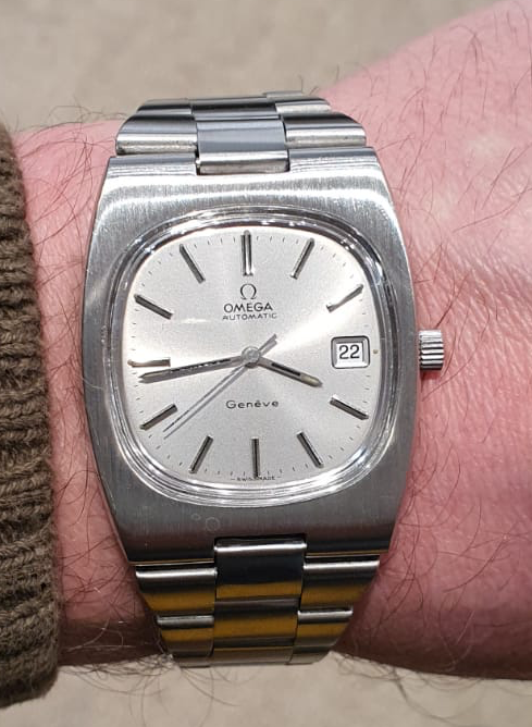 1974 Omega Geneve Automatic Date in Stainless Steel Model 1660191