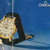 1963 Omega Automatic Seamaster De Ville Date Model 166.5020 in Solid 18ct Gold with Linen Dial with Box