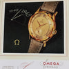 1944 Rare Omega Pre Centenary in 18ct Gold with 18ct Gold Dial Model 2500 Pre Constellation